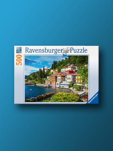 Italy Lake Como 500-Piece Ravensburger Jigsaw Puzzle