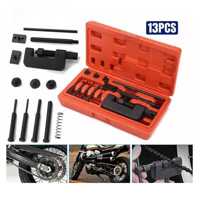 Premium Motorcycle Chain Breaker and Riveting Tool Kit for Chain Repair and Maintenance