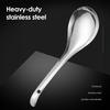 Stainless Steel Large Serving Spoon Thickened Deep Dinner Spoons for Soup Rice Mirror Polished Kitchen Utensil for Home Restaurant Buffet