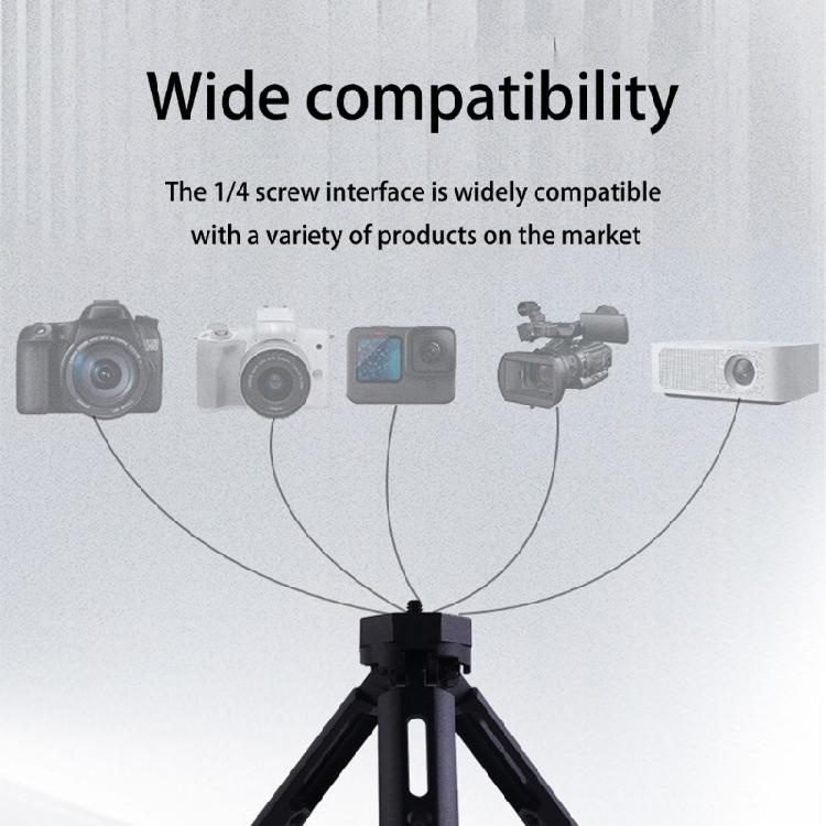 Aluminum Camera Mount 4 Stage Height Control Stable Stand For DSLR Camcorders Projectors Streaming Gear Bracket