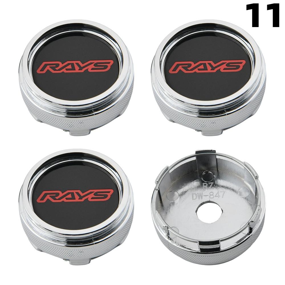1 Zestaw/4 Szt. Średnica Zewnętrzna 66 MM / Średnica Wewnętrzna 62 MM Kołpaki Felg RAYS VOLK VR GRAM Logo Kołpak Środkowy Koła Pokrywa Koła Kołpaki Piasty Akcesoria do Opon Samochodów Sportowych