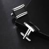 Sophisticated French Design Copper Cufflinks Nonslip Formal Attire Accessories Ergonomic Mechanism For Groomsmen