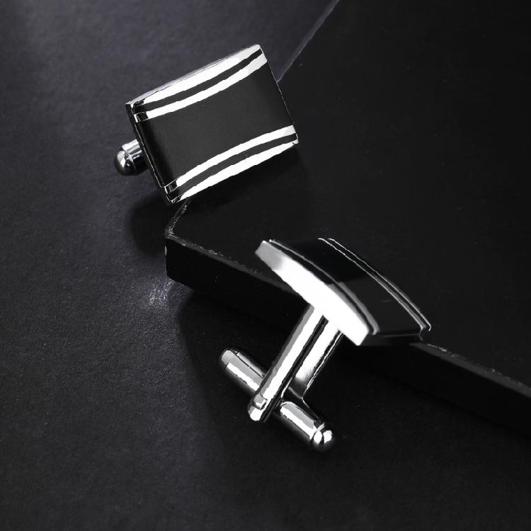 Sophisticated French Design Copper Cufflinks Nonslip Formal Attire Accessories Ergonomic Mechanism For Groomsmen