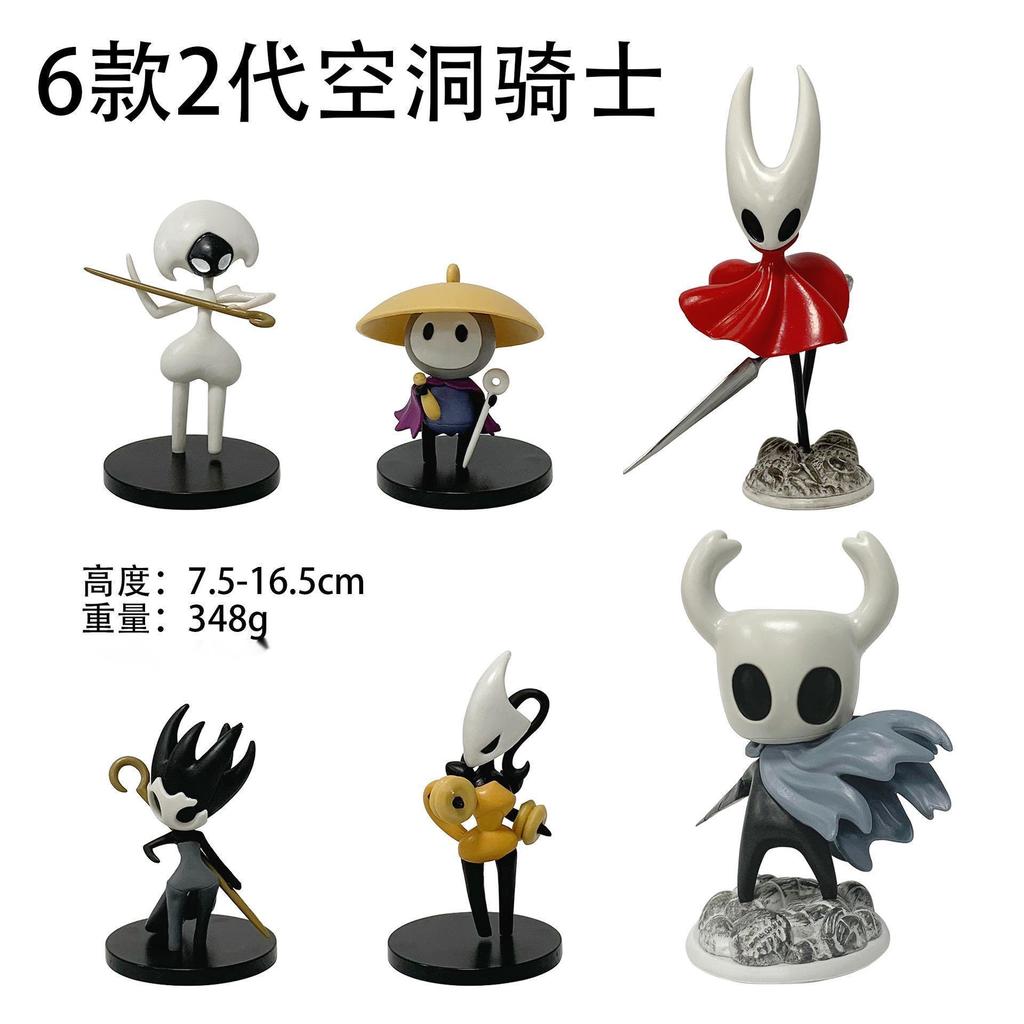 Set Hollow Knight Figure Silk Song Knight Hornet Grub Zote Quirrel Shade Cornifer Myla Figure Cute Anime Figurine Model Toy Gift