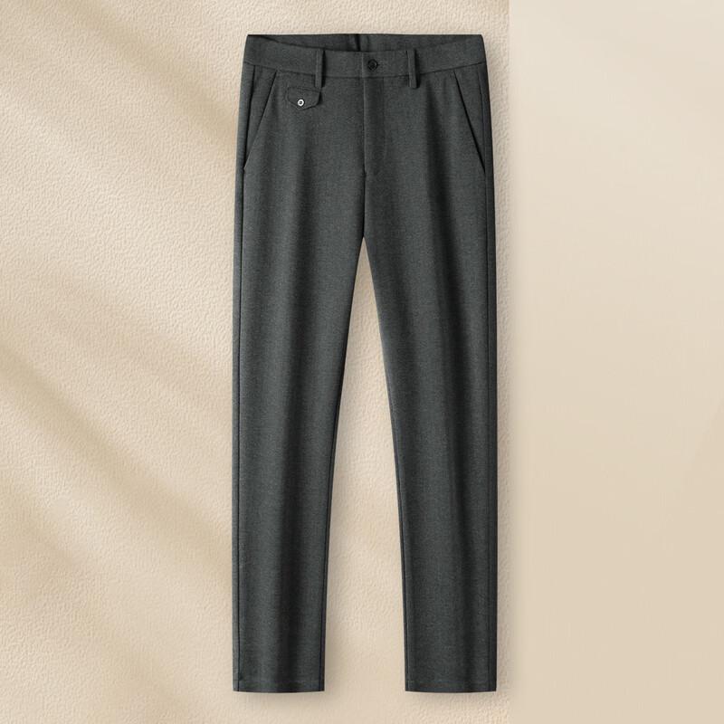 MONTAGUT Men's Brushed Heavyweight Warm Casual Pants