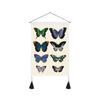 Butterfly Hanging Cloth Tapestry Poster Family Retro Wall Hanging Decorative Children S Cognitive Picture Guide Painting