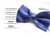 Solid Color Formal Wedding Bow Tie for Men - Customizable Logo and Multi-Color Options