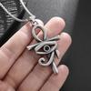 Vintage Devil's Eye Pendant Necklace