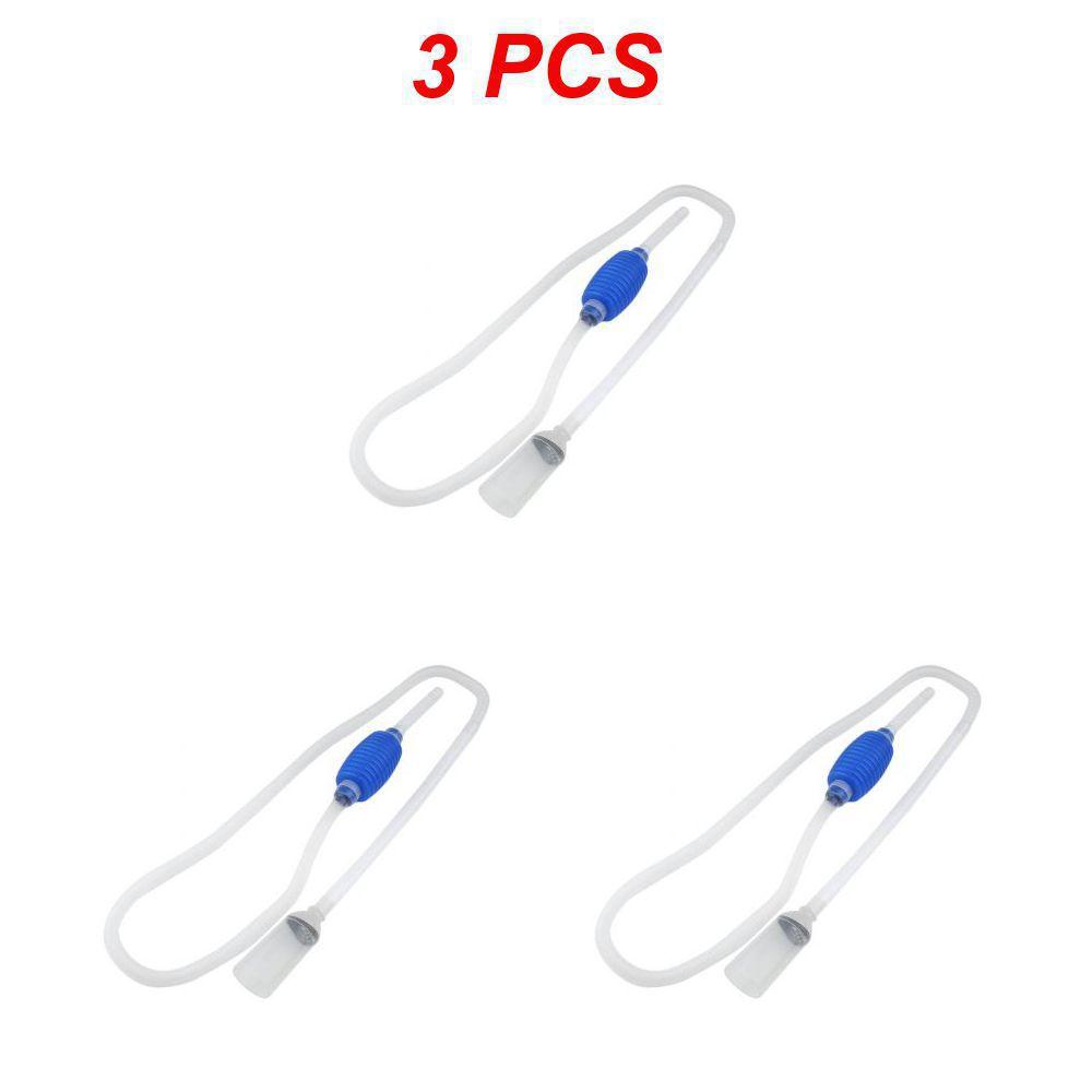1~10PCS 1.5m Aquarium Gravel Cleaner Vacuum Siphon Pump With Filter Nozzle Fish Tank Water Changer Air Pump Cleaning Accessorie