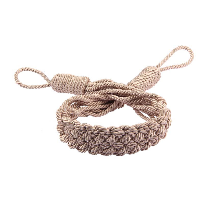 1 pieza de alzapaños de cortina hechos a mano, cuerda tejida DIY, decoración del hogar, soporte para cortinas, alzapaños para ventana, accesorios de habitación