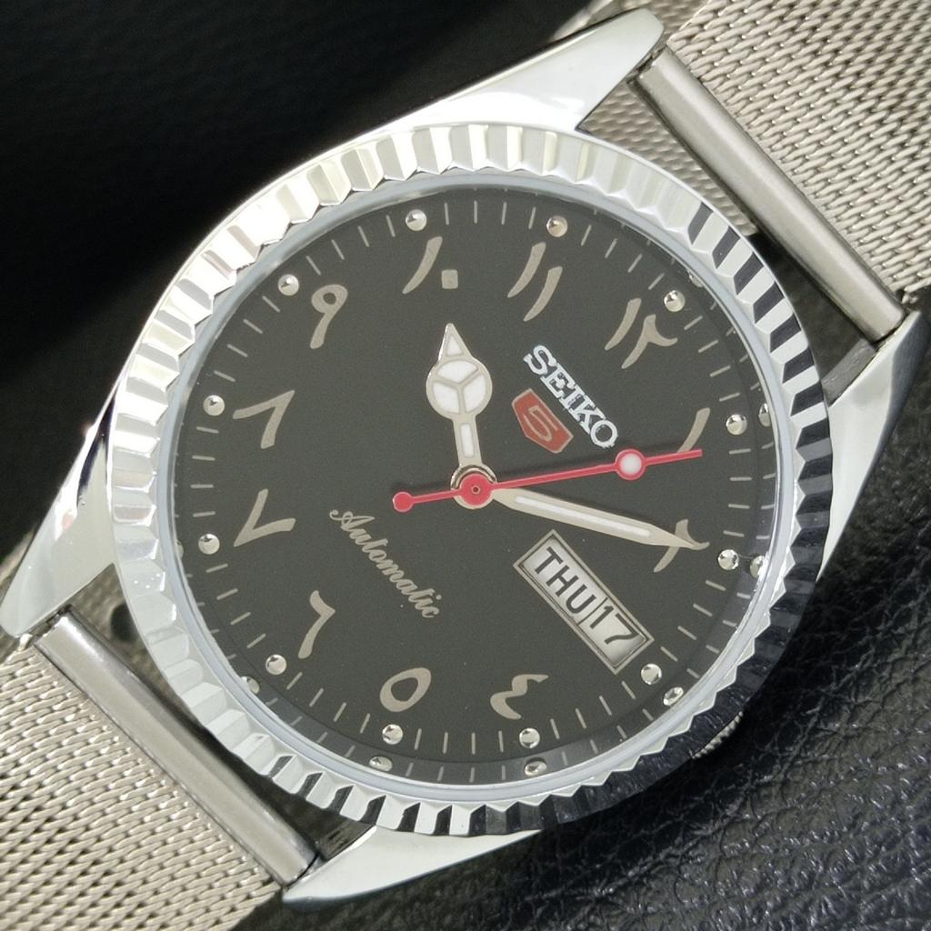 

REFURBISHED VINTAGE SEIKO 5 AUTOMATIC 6309A JAPAN MENS ARABIC WATCH a441503-5 Sk-a441503