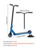 Stunt Scooter Street Trick Scooters for Kids Adults Double Layer Deck