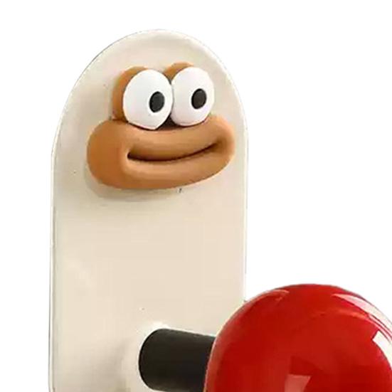 Klebehaken Cartoon Haken Badezimmer Handtuchhaken Wasserdicht Niedlicher Wandhaken für Küchenutensilien Schlafzimmer Mäntel