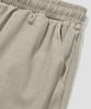 AGOD Wide Elastic Waist Slacks [Beige]