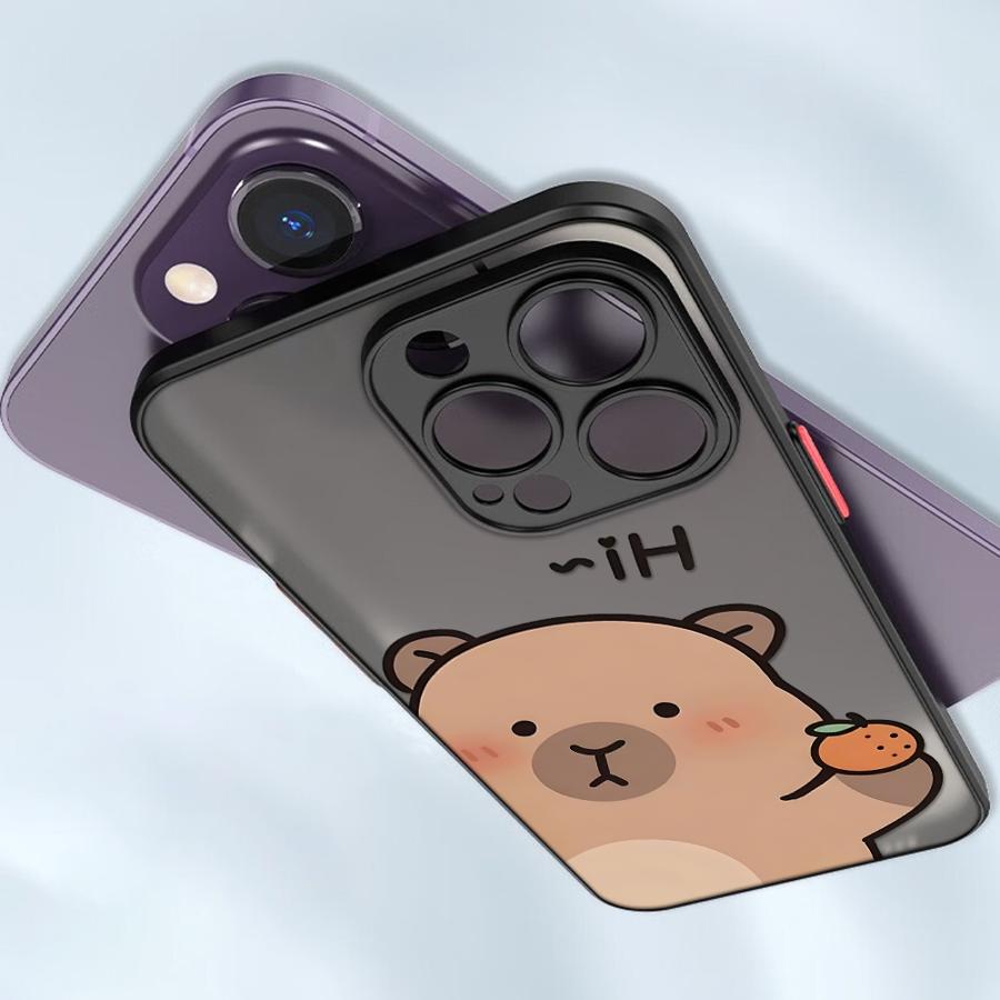 Cute Guinea Pig Funda Back Phone Cover Case for iPhone 17 Pro Max 16 Plus 13 Mini Air 7 8 SE 15 11 14 12 XS XR