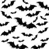 Halloween Black Bat Halloween Decorations - Scary Decorative Props for Bar Rooms, Wall Stickers - Perfect for Halloween Parties