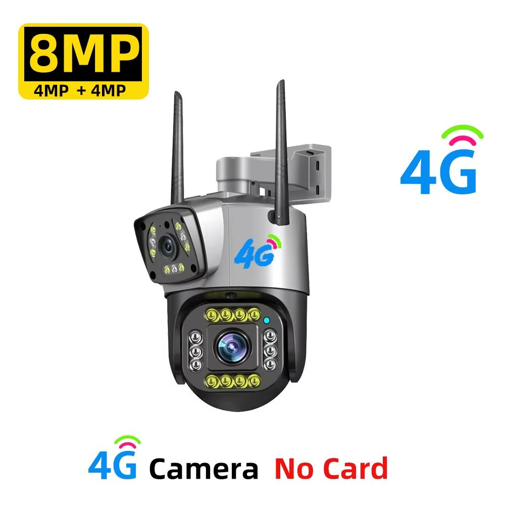 

LS VISION Outdoor 6K 12MP Wireless IP Camera 4G SIM Card Dual Lens PIR HD Night Vision Camera V380Pro PTZ Security CCTV Smart Monitor 8MP 4G Cam No Card