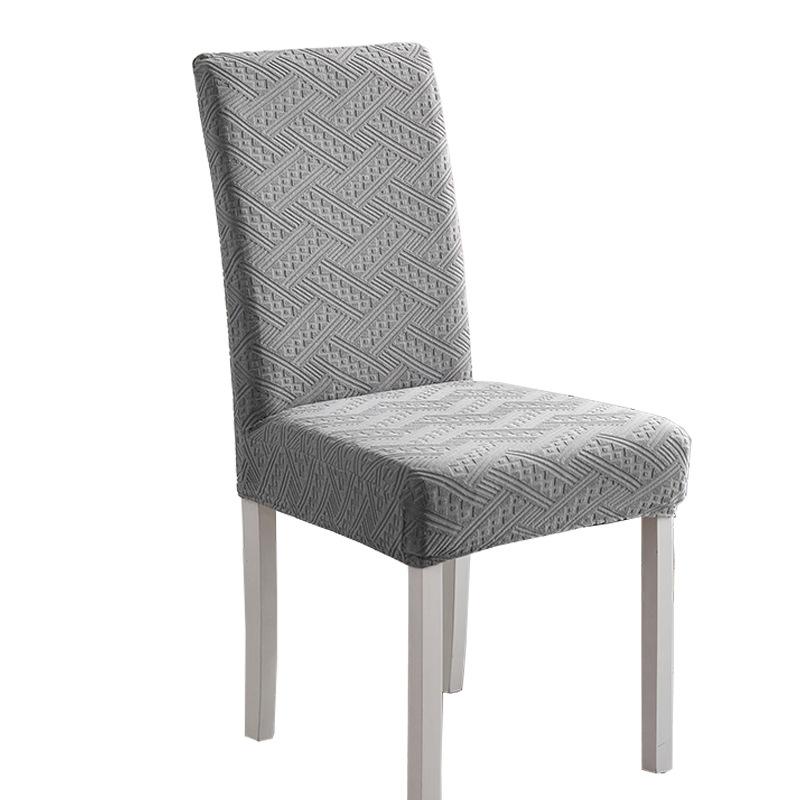 Elastic Dining Room Chair Cover Stretch Thick Jacquard Kitchen Chair Cover Slipcover for Dining Kitchen Hotel Wedding Banquet