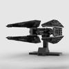 316PCS MOC Space Battle Kylo S Tie Silencerss Midi Scale Build Command Shuttle Model Building Blocks DIY Gift Home