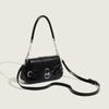 New High-End Fashion Retro Baguette Underarm Bag Lock Flap Bag Commuting Versatile Single Shoulder Crossbody Bag for Women