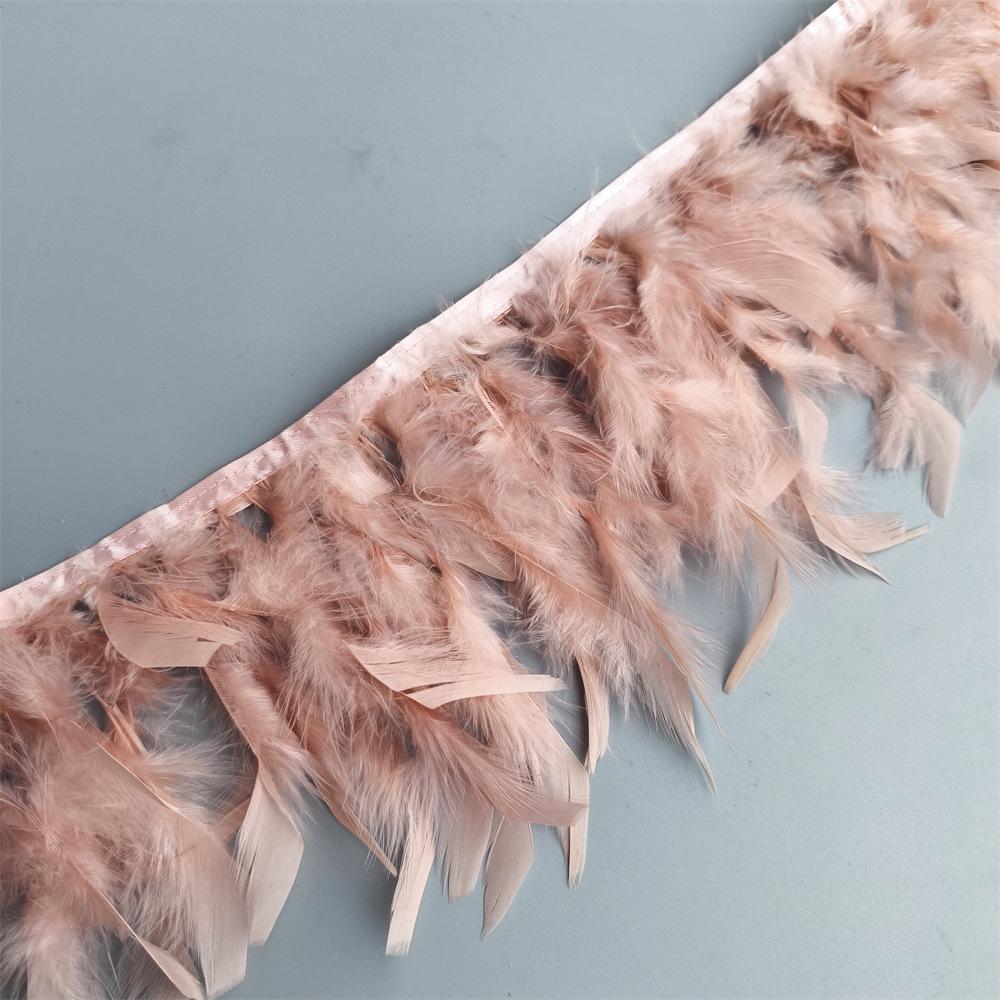 Turkey Feather Trim for Stage Costumes and DIY Decorations