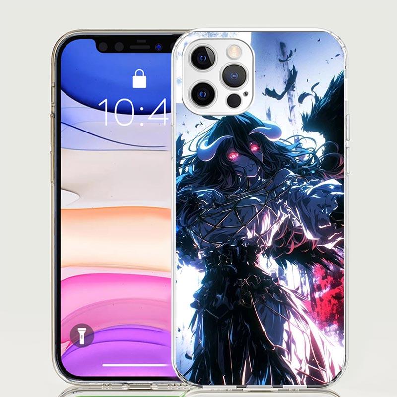 Albedo Overlord Anime Phone Case For iPhone 17 Air 16 15 Plus 11 14 Pro Max 13 Mini 12 7 8 + SE Pattern Art Customized Cover 17