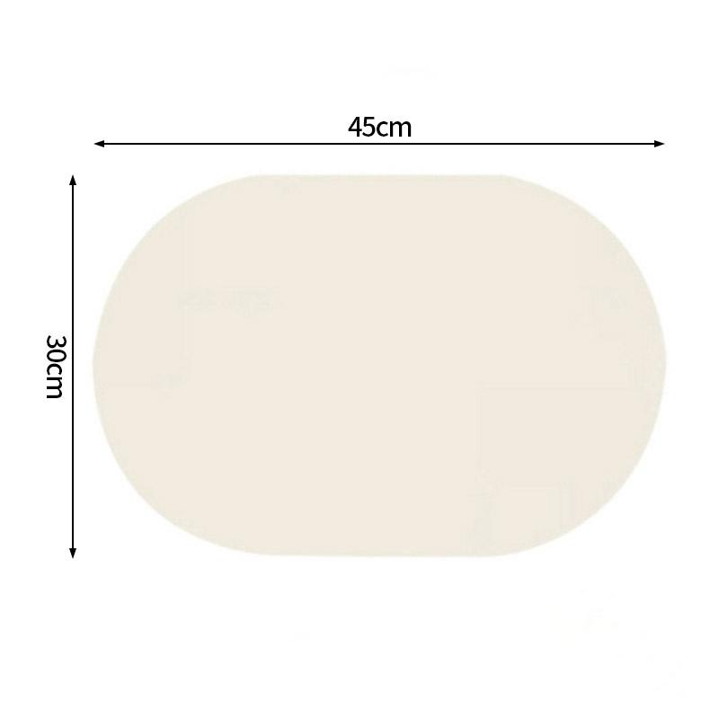 

Однотонный кожаный коврик для столовых приборов, устойчивый к высоким температурам, изоляционный коврик для обеденного стола, водонепроницаемый противоскользящий коврик 30x45cm