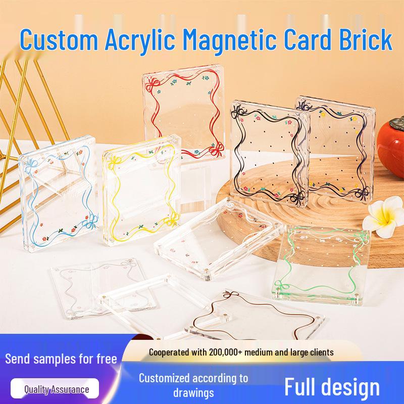 Custom 3-Inch High Transparency Acrylic Anime Card Display