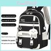 Girls School Backpack With Breathable Waterproof Polyester For Middle School Students