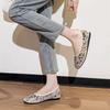 Fashion 2025 Embroidery Flower Design Loafers Women Fashion Light Breathable Mesh Mules Flat Shoes Shallow Mouth Non Slip Ballet Shoes
