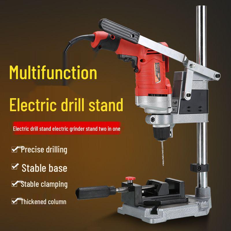 Multifunctional Electric Hand Drill to Bench Drill Stand for Household Use