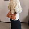2024 Fall/Winter Women's Retro French Underarm Crossbody Bag - Simple Single Shoulder Commute Style