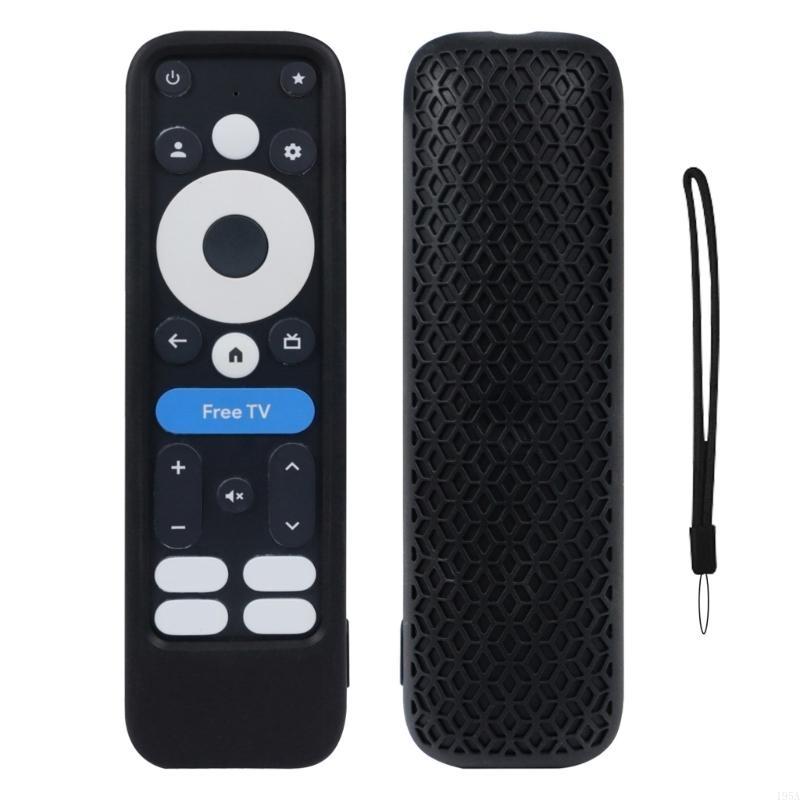 Protective Cover Skin Friendly Case for 2025 onn TV 4K Remote Control Case Skin Sleeve with Lanyard Shockproof