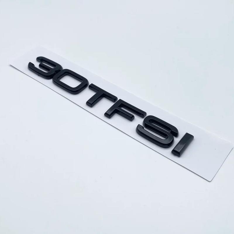 Lettere Nero Lucido 30TFSI 35TFSI 40TFSI 45TFSI 50TFSI 55TFSI Numeri Emblema Per Audi A1 A3 A4 A5 A6 A7 A8 Q2 Q3 Q5 Q7 Q8 S7