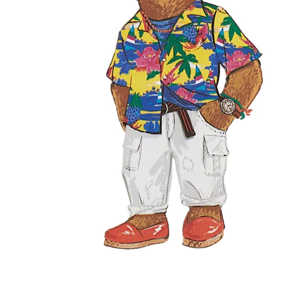 Polo Ralph Lauren Animal Pattern Printed Crew Neck Short Sleeve T-Shirt Men Tops White 710854497-032