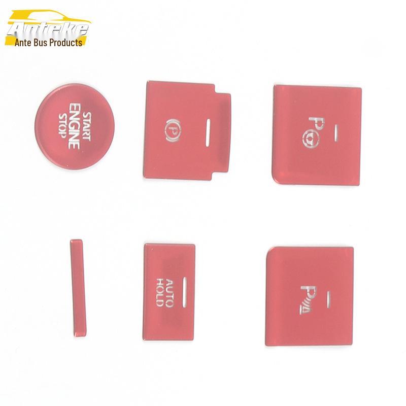 Viloran 2020 Center Console Gear Shift Button Sticker & Dashboard Sequins Accessories