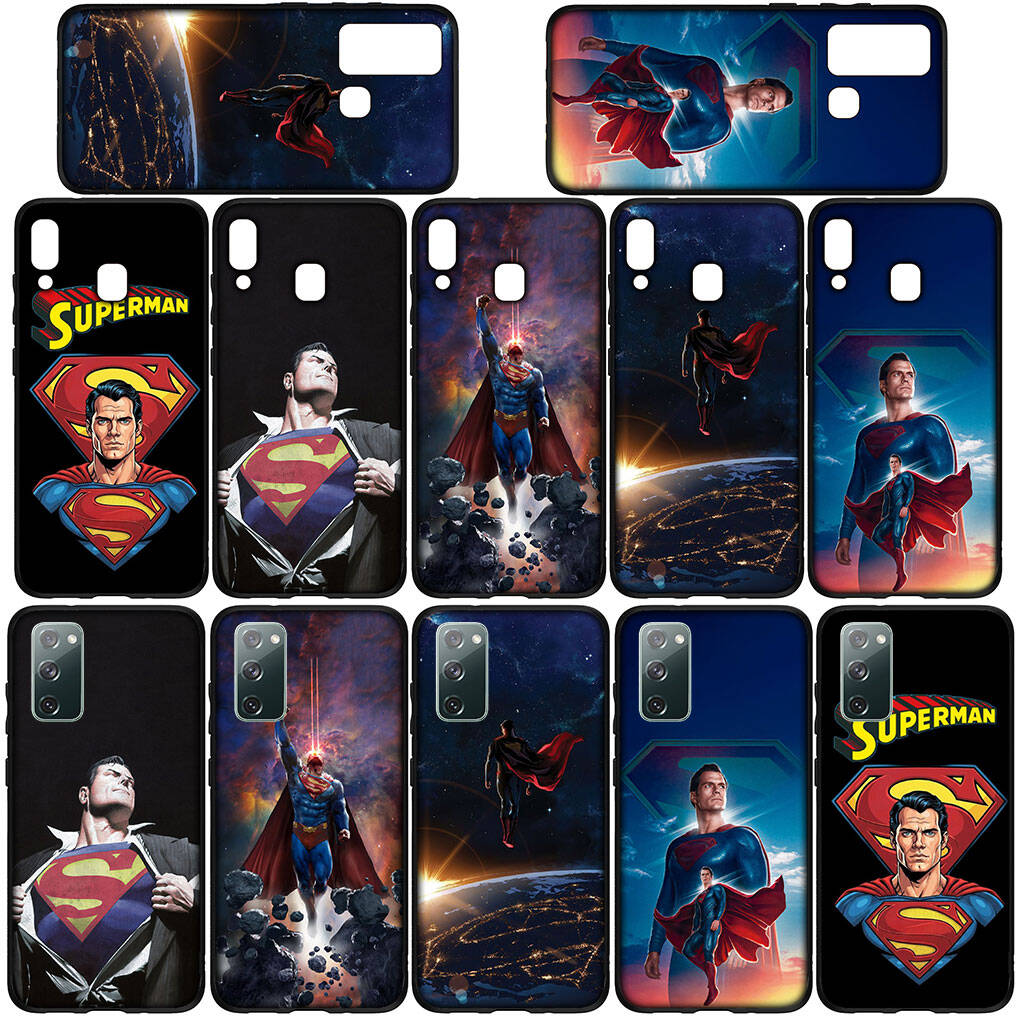 for iPhone 17 16 15 Xiaomi Poco F7 F8 X7 X6 C85 C75 C71 M8 Redmi Note 14 13 12 11 Pro Max 14C 13C 15C A4 Phone Case Cartoon Super Hero Supermans Man