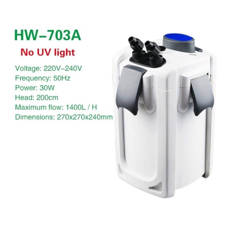 15W 30W 45W UV Sterilizer Aquarium Lamp Canister Filter Aquarium Filter Ultra-quiet External Aquarium Filter Bucket