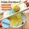 Cut Flower Knife Grid Slicer Grid Wipe Grid Knife Potato Slicer Cut Potato Grid Artifact
