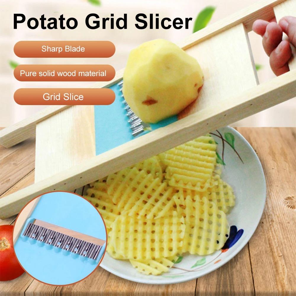 Cut Flower Knife Grid Slicer Grid Wipe Grid Knife Potato Slicer Cut Potato Grid Artifact
