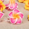 15mm Polymer Clay Plumeria Egg Flower Beads for DIY Bracelet and Necklace Jewelry Making
