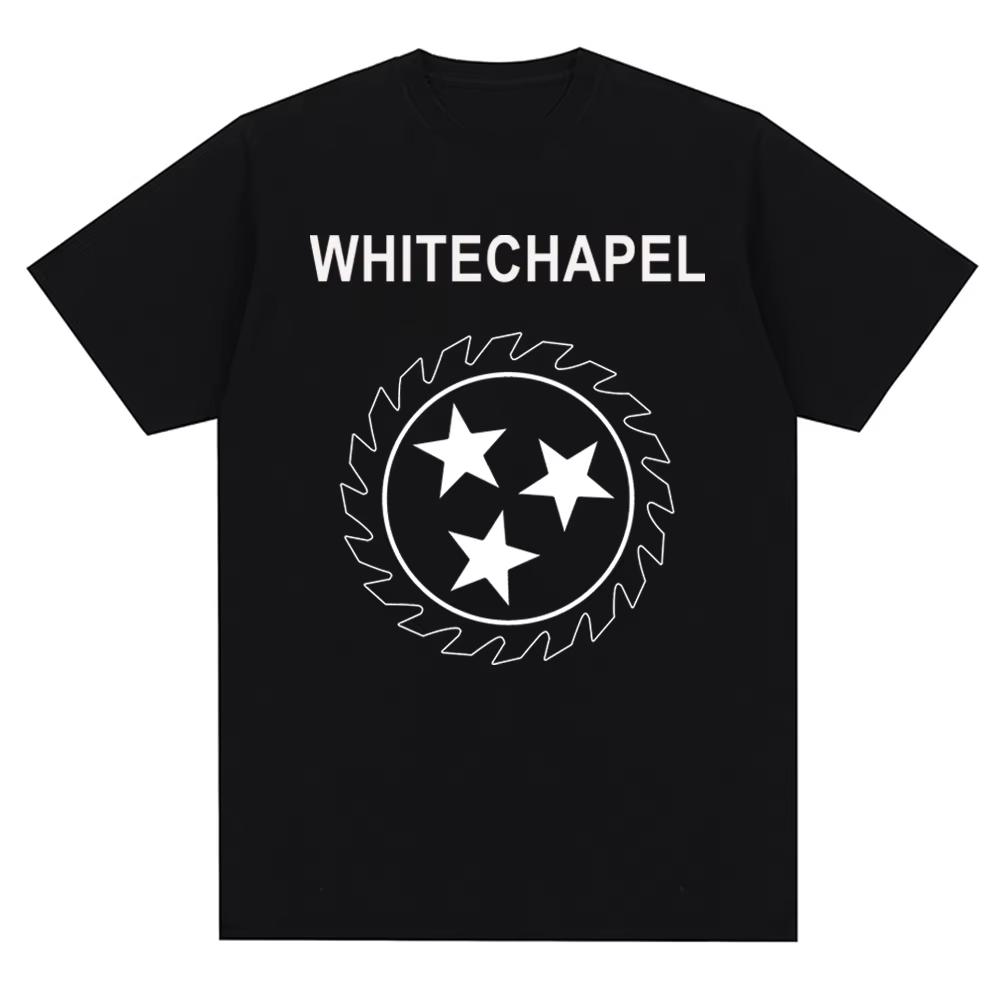 Streetwear Whitechapel Deathcore Band T-Shirt Clothing Unisex  Casual Top Short Sleeve Fashion Oversized Tee Hip Hop Classic Y2k