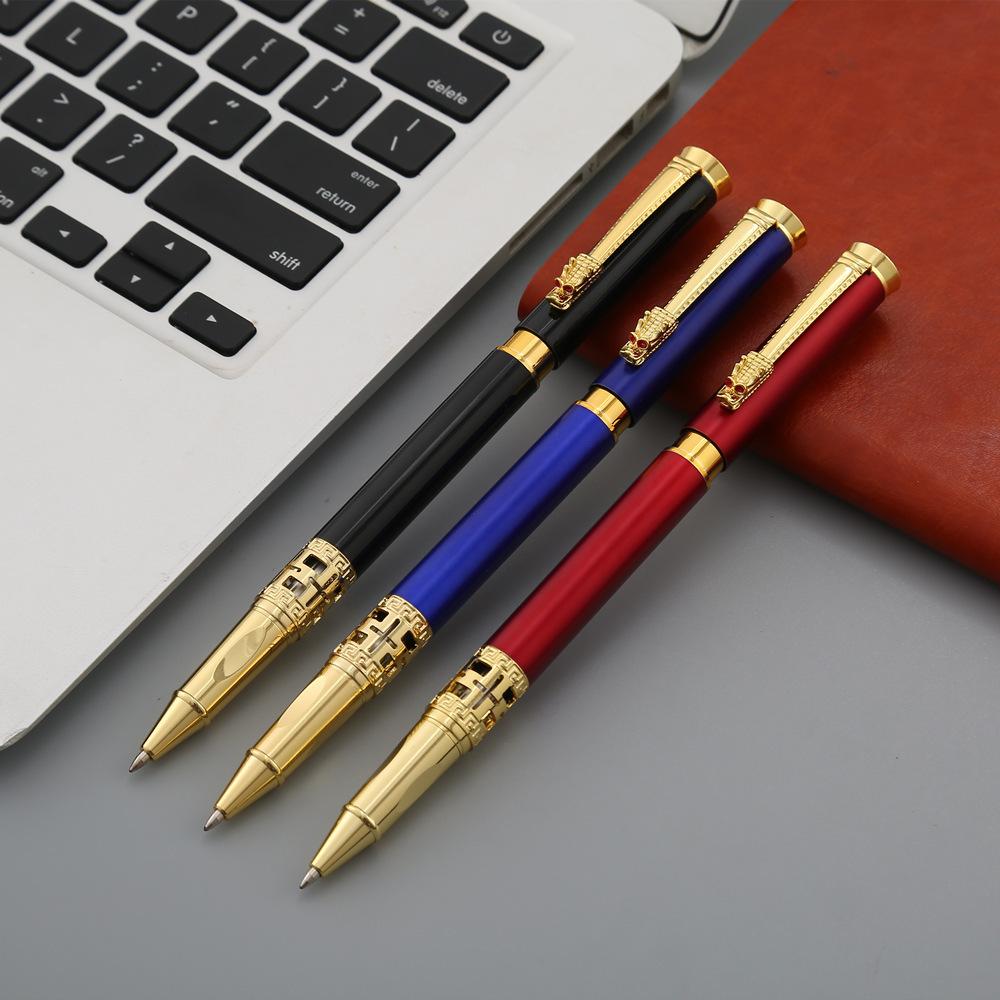 Luxury High-quality Hollow Out Creative Design Ballpoint Pen, Daily Writing Business Signature Pen