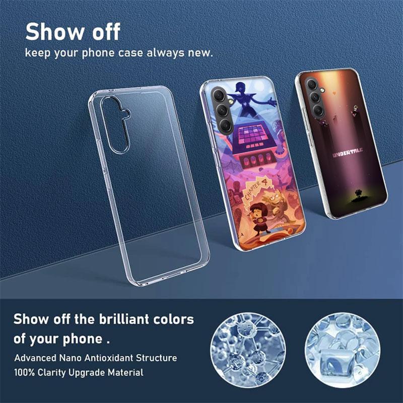 Chapter art Undertale Phone Case for Samsung Galaxy A54 A14 A24 A34 A17 A37 A57 A55 A35 A25 A15 A16 A26 A36 A56 A13 A23 A33 A53