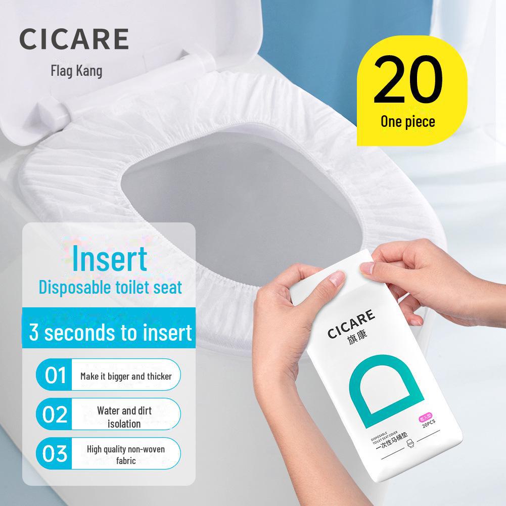 Qikang Unisex Disposable Cotton Socks - Travel, Sweat-Absorbent, Breathable, Wash-Free, Daily Medium Tube for All Seasons