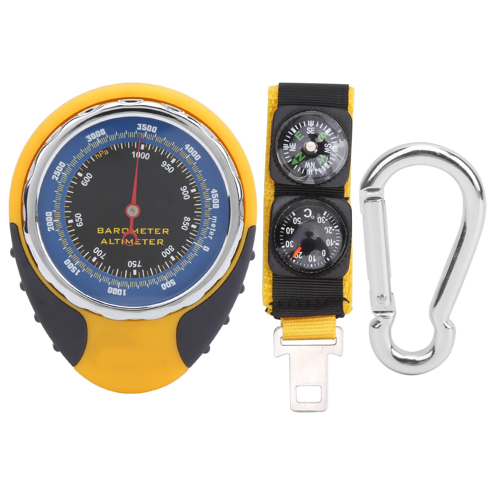 Igeteck 4 In 1 Multifunction Altimeter Barometer W Compass Thermometer For Outdoor Hiking Camping