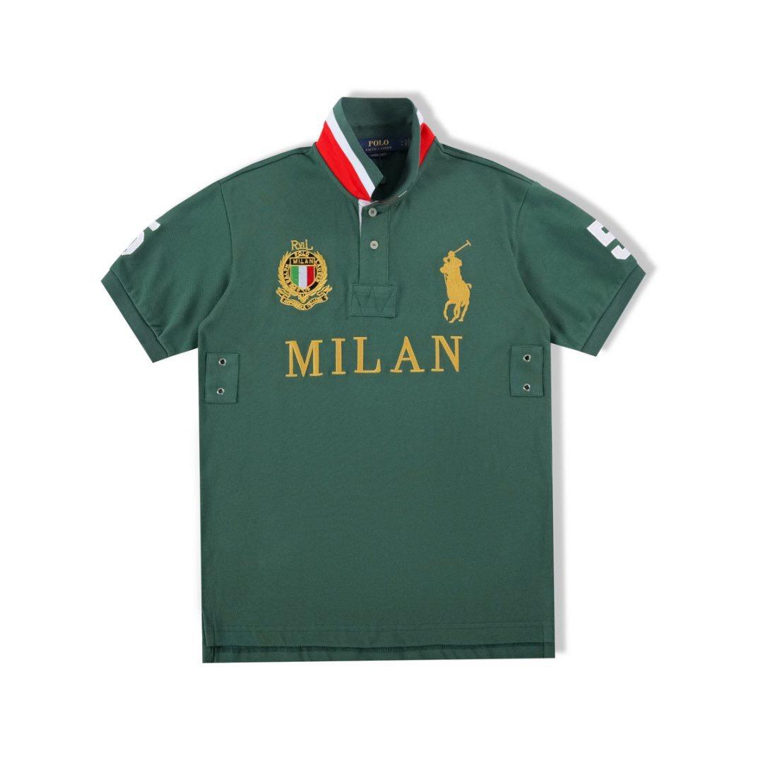 Polo da Uomo BeatStreet in Misto Cotone con Fantasia Geometrica di Lettere, Traspirante, Stile Classico, Casual, Maglietta alla Moda a Maniche Corte XXL