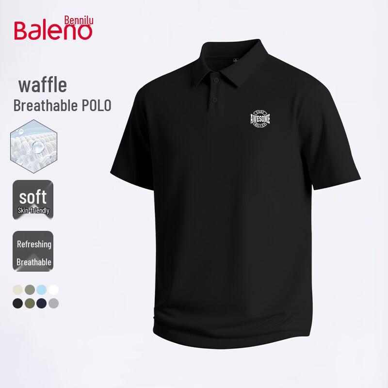 

Baleno Men s Printed Short Sleeve Polo Shirt XL