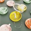 Abs Material Orthodontic Retainer Storage Box With Cover For Home And Travel Use