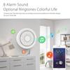 Graffiti WiFi Smart Temp & Humidity Sensor with Sound & Light Alarm